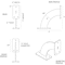 Ekena Millwork Bradford Steel Bracket, Antiqued Copper 2"W x 7"D x 7"H BKTM02X07X07BRACO - alternate 9